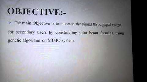 Multi user and multi channel using joint beam forming based mimo system