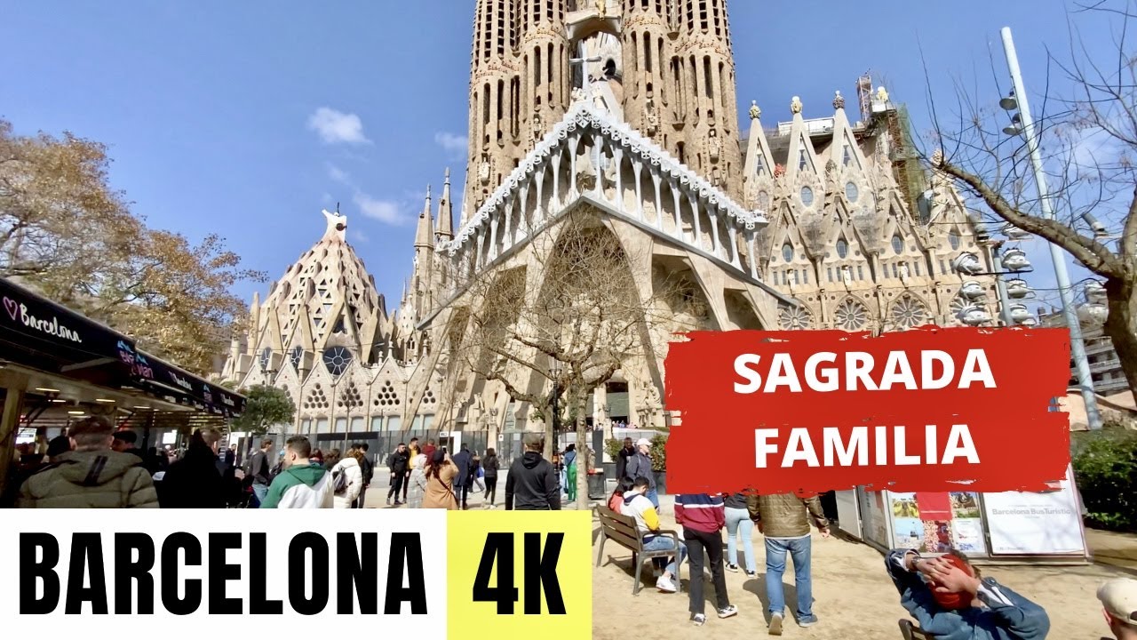 BARCELONA, SPAIN 🇪🇸 [4K] Sagrada Familia — Walking Tour - YouTube