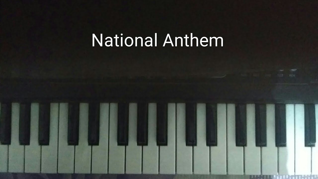 National Anthem. Piano class. Stepbystep YouTube