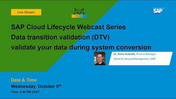 SAP CLM Webcast Series: Downtime-optimized conversion to SAP S/4HANA