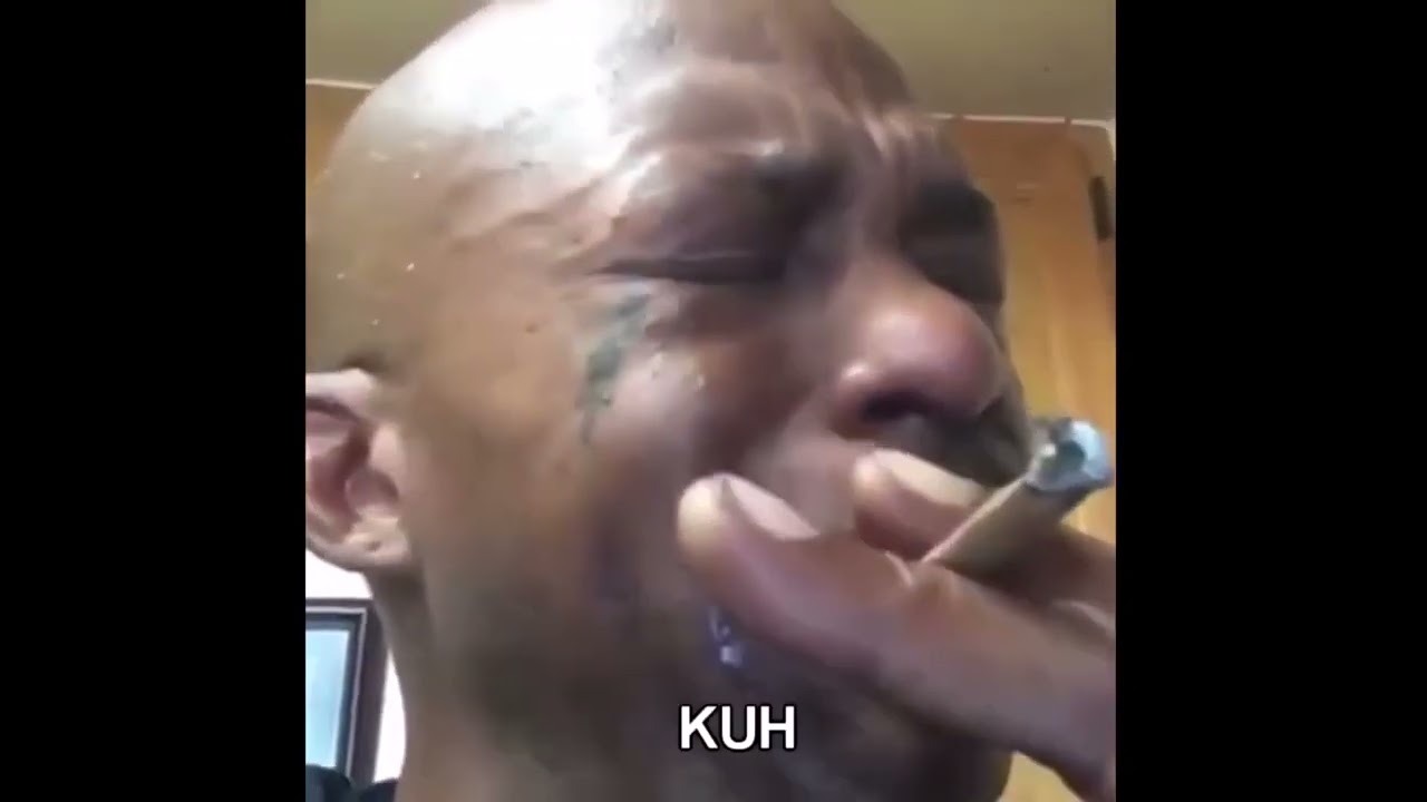 guy crying smoking a cigarette YouTube