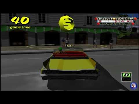 Crazy Taxi (PS2 Gameplay) 