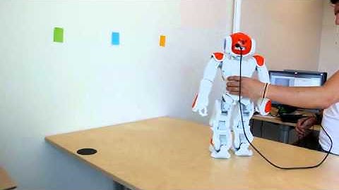 NAO doing some DFT sequences (robot)