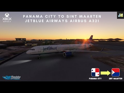 Panama City to Sint Maarten via JetBlue Airways on the Airbus A321Neo