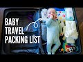 What to Pack When Flying With A Baby (Minimalist)