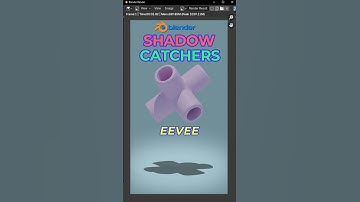 Blender Tips: Shadow Catchers in Blender using EeVee