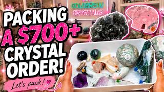 Someone Ordered $700+ in Crystals… Let’s Pack It! ✨