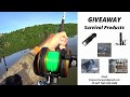 Giveaway nature green fishing military free productsfree camping survivor tools camp