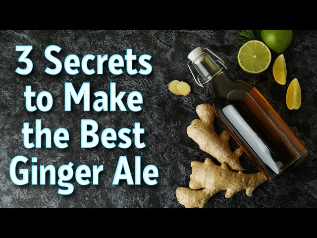 How to Make Ginger Ale from Scratch class=