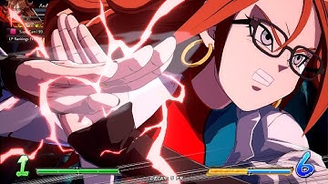 Dragon Ball FighterZ - Lab Coat Android 21 Reactions