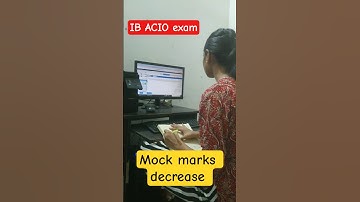 IB ACIO Mock downfall ,reason 2025 #ytshorts #minivlog #shortsfeed #motivation #exam