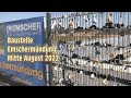 Emscher-Umbau Teil 5 - Baustelle Emschermündung Mitte August 2022