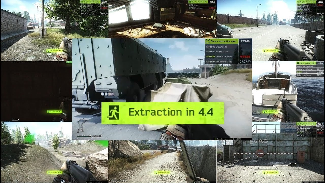 escape from tarkov reserve map extraction map