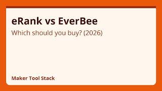 eRank Review — Honest Pick for Etsy Sellers (2026)