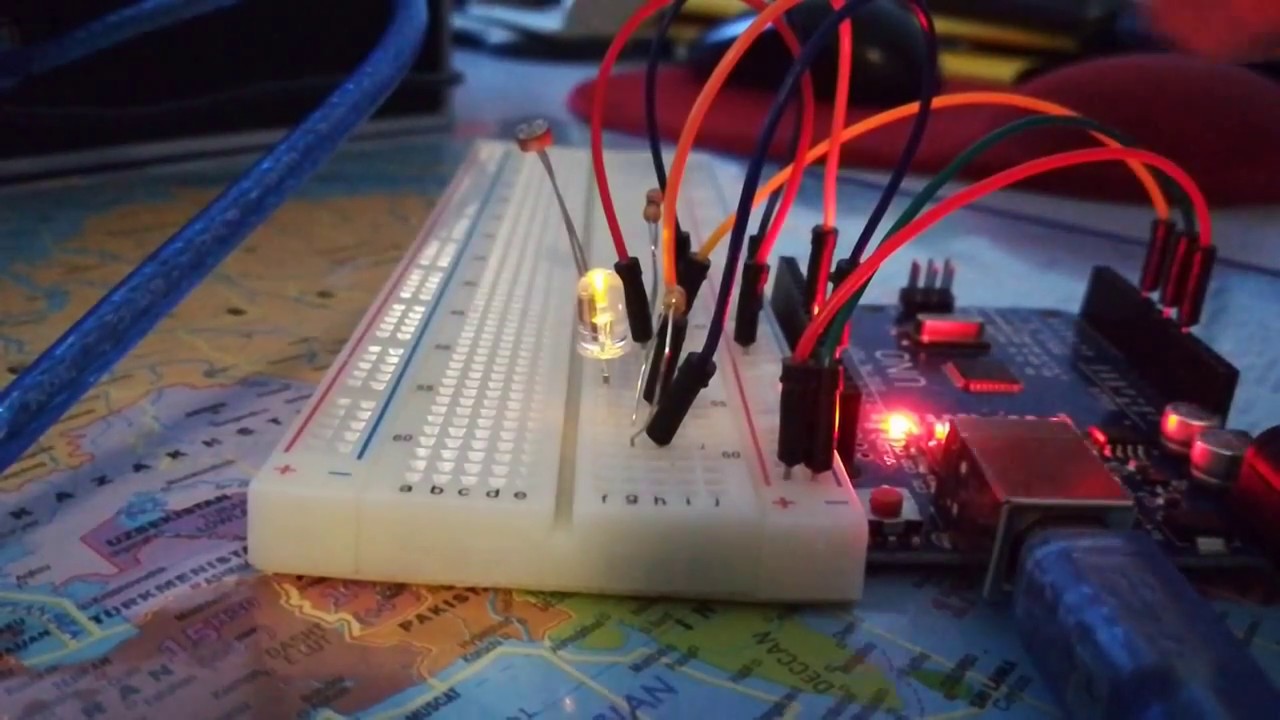 Photoresistor Led Arduino Testing Youtube