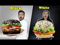 Black Vs White Food Eating Challenge | Food Challenge India | Hungry Birds