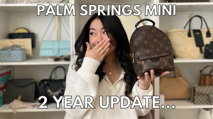 My Louis Vuitton Palm Springs Backpack Mini Review - Mia Mia Mine