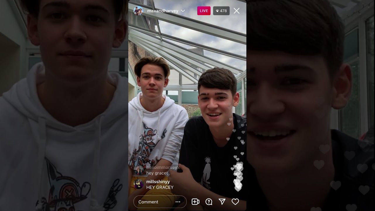 Max and Harvey She Moves In Her Own Way Instagram Livestream 18/09/21