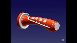 Celebrity #catiav5  / Handle Design / Multi-Sections Solid, Offset,Groove, c:shell you will see your commands Profile