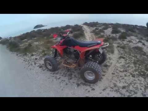 Fui ali só ver o mar! // Honda TRX450r