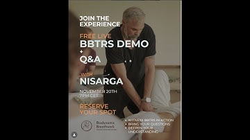 BBTRS® Live Demo Session / Case Study with Nisarga November 20, 2025