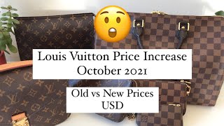 Louis Vuitton Price increase 2021: The new prices – l'Étoile de Saint Honoré