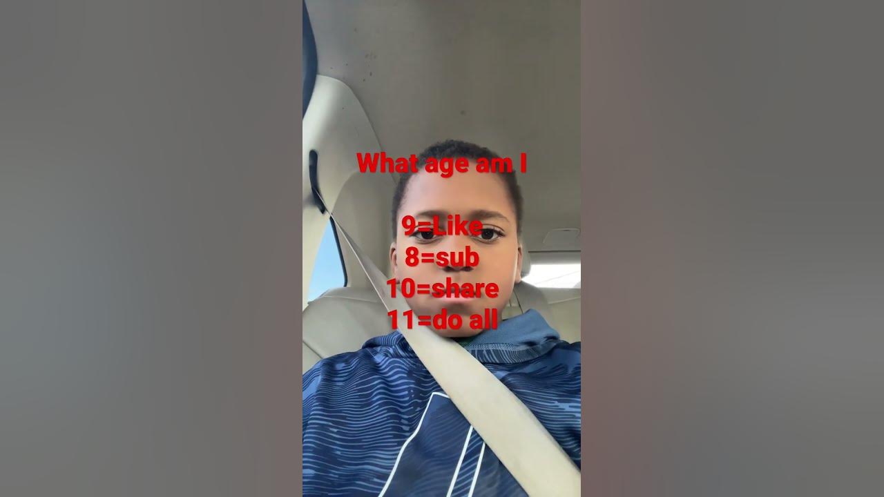 What age am i youtube