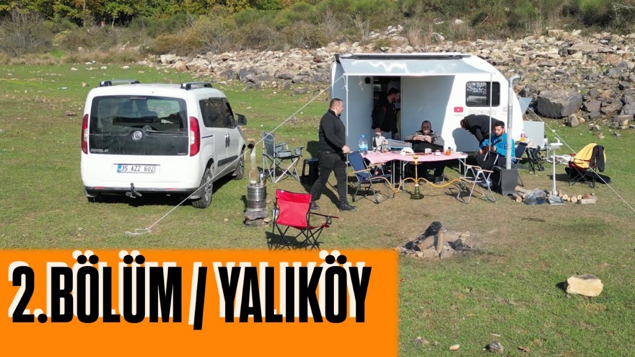 İSTANBUL UN YANIBAŞINDA ÇEKME KARAVAN İLE GÖL KAMPI 😍