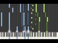 Spanish romance forbidden games piano duet synthesia