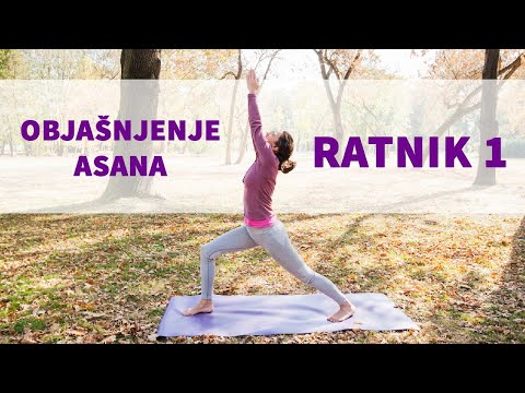 RATNIK 1 - VIRABHADRASANA 1 - DETALJNO OBJAŠNJENJE ASANA