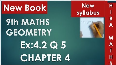 9th maths chapter  4 exercise 4.2 question 5 tn samacheer hiba maths