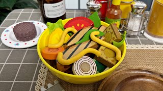 Toy ASMR 🥗 Ranch Chicken Salad | Satisfying Play Kitchen screenshot 5