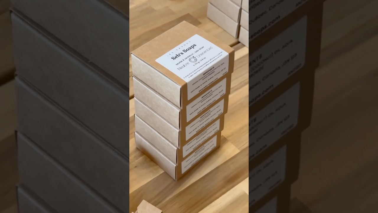 Packing Our Dish Soap | Emballage de nos savons vaisselle