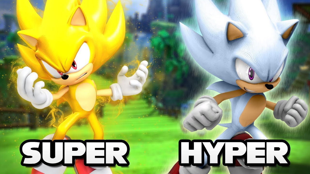 Super Sonic & Hyper Sonic in Sonic 1 - Play Super Sonic & Hyper