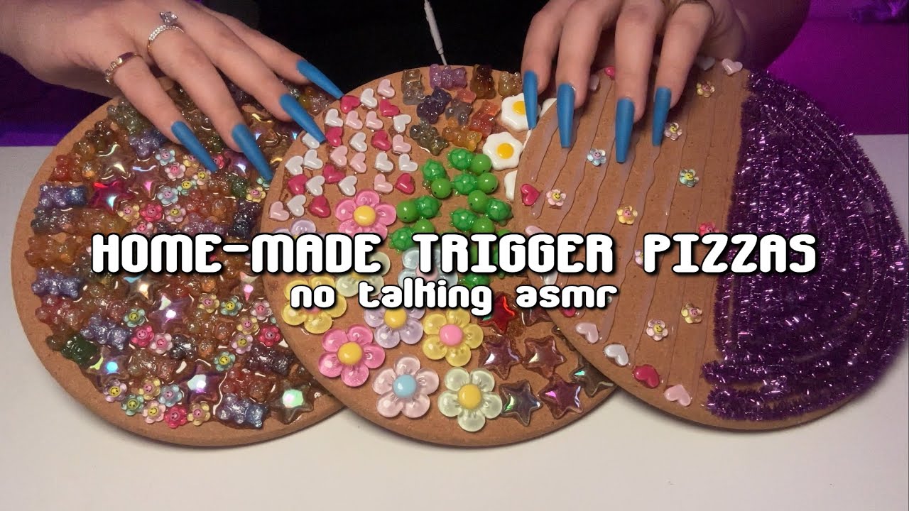 No talking ASMR with my Trigger Pizza Boards 💤🫶 members only!! - YouTube