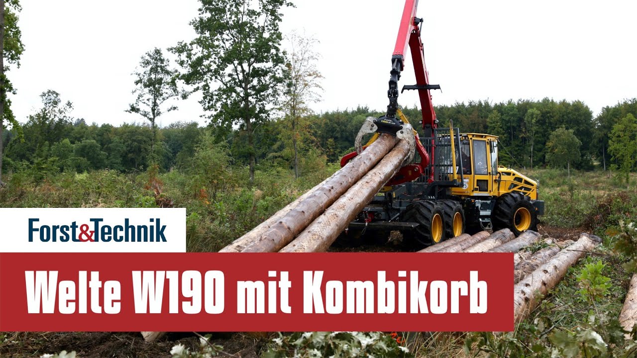 Kombimaschine Welte W190M mit Kombikorb