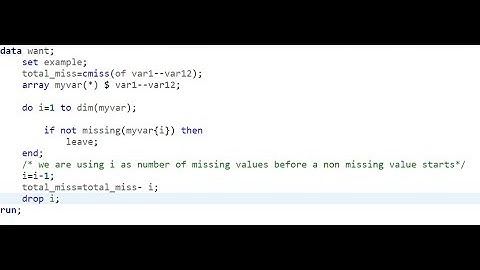 Count missing variables in observation that come after at least one non-missing value.(SAS arrays)