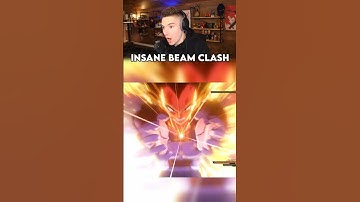 This Goku v Vegeta Beam Clash is FIRE