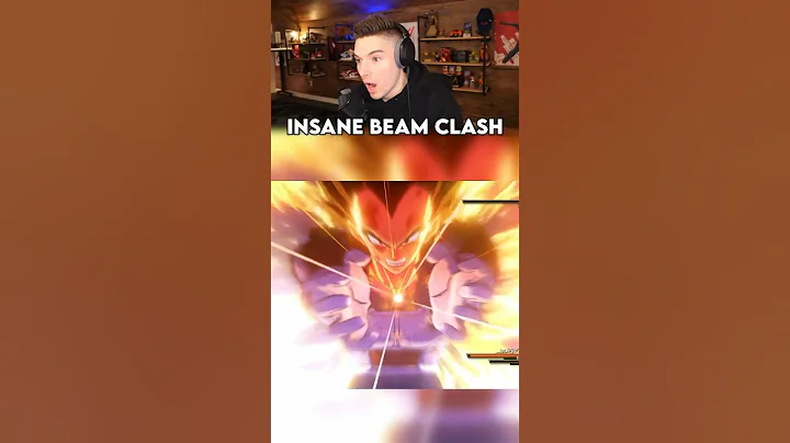 This Goku v Vegeta Beam Clash is FIRE