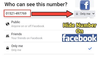 How to Hide Your Phone Number on Facebook 🙂