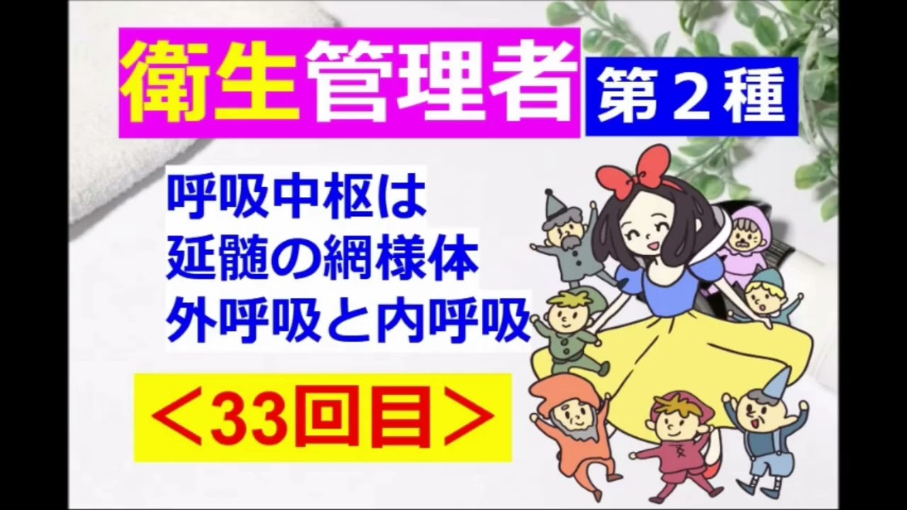 [Менеджер по гигиене] Часть 33 [Тип 2]: Физиология труда: Введение в расчет вентиляции с CO2 ①♪