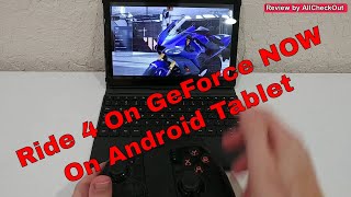 Playing Ride 4 On Android Tablet Using The Free GeForce NOW Cloud Gaming App (Is It Any Fun?) screenshot 2