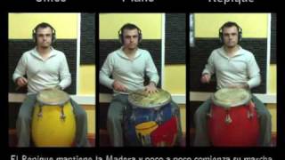 Candombe. Video 2 de 7. Los 3 Tambores de Candombe Juntos - Candombe Drums Together