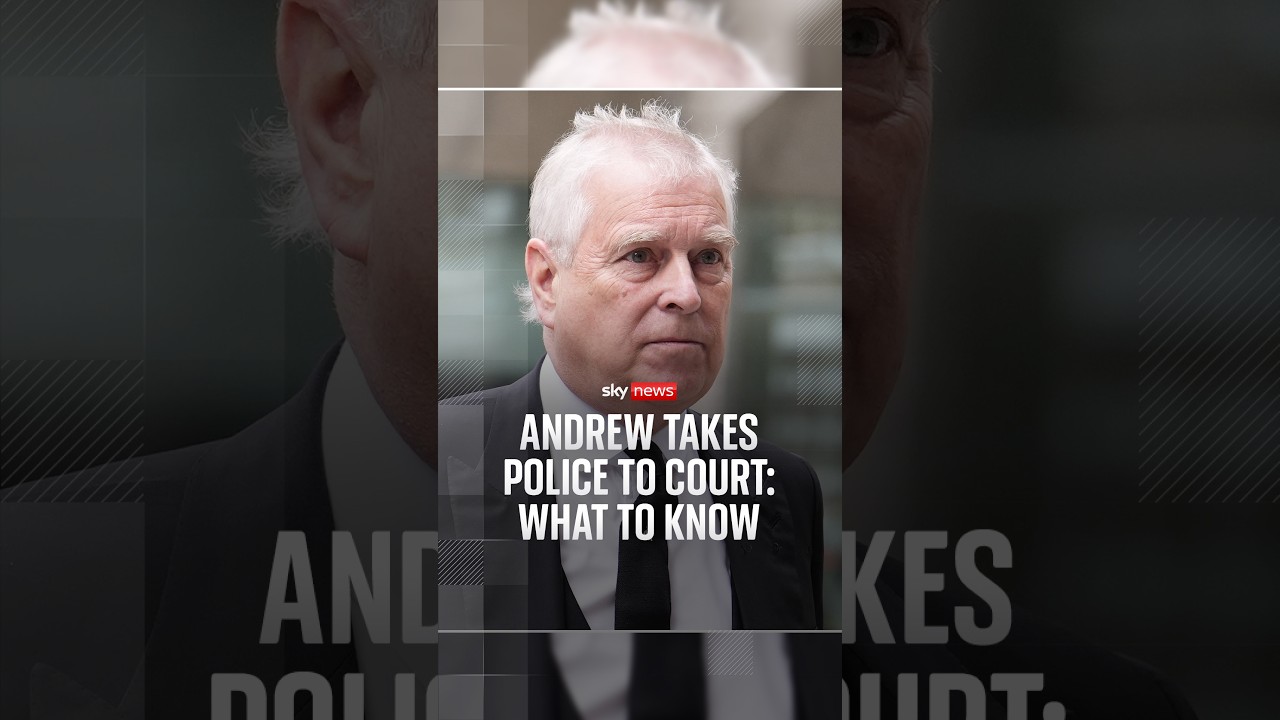 Andrew takes police to court: what to know