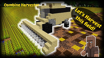 Minecraft - How to build a Combine Harvester
