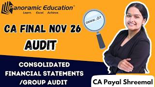 CA Final | Audit | CFS Group Audit Revision Marathon | CA Payal Shreemal