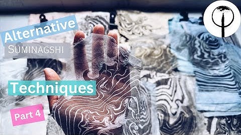 Alternative Suminagashi Techniques Part 4- Let