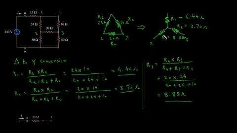 Practice problem 2.15 for the bridge network in fig find Rab and i. | Electrical Engineering