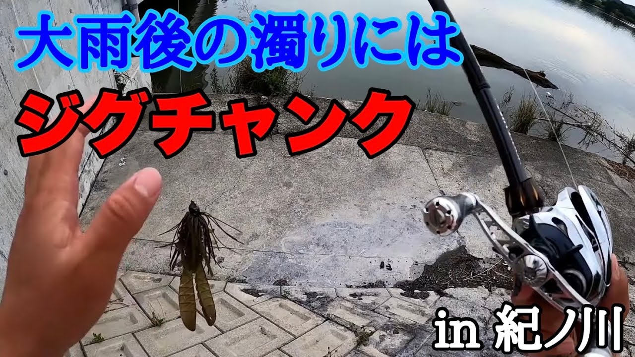 濁りにはラバージグ、これ最強です。