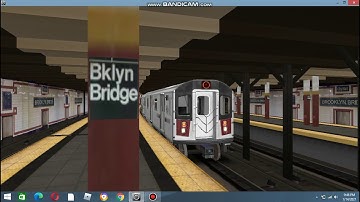 OpenBVE Quickie: R142 4 Train at Brooklyn Bridge City Hall